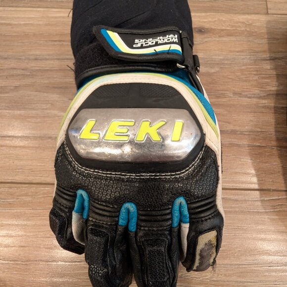 Leki World Cup Ti Speed System Gloves size  8.5 - Picture 2 of 9